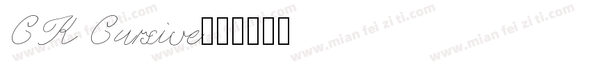 CK Cursive字体转换